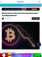 Bitcoin Fakeout? Research Firm Says Momentum Just Flipped Bearish