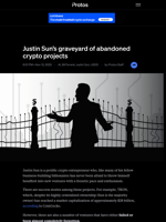 Justin Sun’s graveyard of abandoned crypto projects