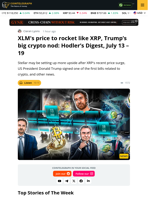 XLM To Follow XRP’s Bullish Rally, Trump’s Big Crypto Nod