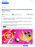 Pi Network Backs AI Startup—Here's Why Pioneers Are Concerned