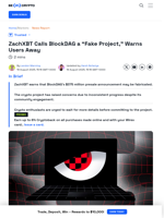 This is Why ZachXBT Called BlockDAG a Scam Project