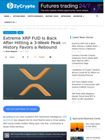 Extreme XRP FUD Is Back After Hitting a 3-Week Peak — History Favors a Rebound ⋆ ZyCrypto