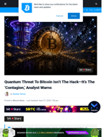 Real Bitcoin Quantum Threat Is 'Contagion,' Analyst Warns