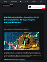 UNI Price Prediction: Targeting $8.50 Recovery Within 30 Days Despite Current Weakness - Blockchain.News
