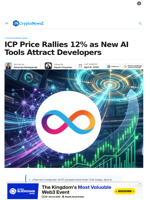 ICP Price Jumps 12% as AI Upgrade Drives Strong Demand