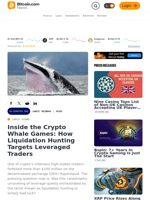 Inside the Crypto Whale Games: How Liquidation Hunting Targets Leveraged Traders – Bitcoin News