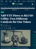 XRP ETFs vs RLUSD: Flows, Utility, and What Really Moves XRP