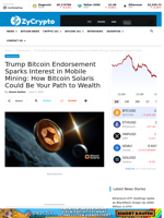 Trump Bitcoin Endorsement Sparks Interest in Mobile Mining: How Bitcoin Solaris Could Be Your Path to Wealth
