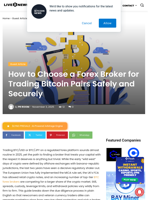 How to Choose a Forex Broker for Trading Bitcoin Pairs Safely and Securely | Live Bitcoin News