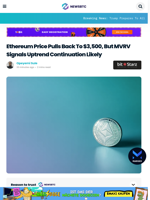 Ethereum Price Pulls Back To $3,500, But MVRV Signals Uptrend Continuation Likely