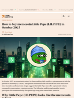 How to buy memecoin Little Pepe (LILPEPE) in October 2025 - AMBCrypto