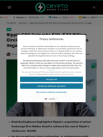 Ripple CEO Debunks $10–$20 Billion Circle Acquisition Rumors at XRP Las Vegas - Crypto News Flash