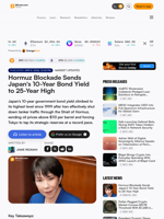 Hormuz Blockade Sends Japan's 10-Year Bond Yield to 25-Year High – Market Updates Bitcoin News