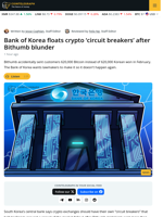 South Korea’s Central Bank Pitches Crypto ‘Circuit Breakers’