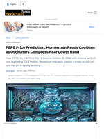 PEPE Price Prediction: Momentum Reads Cautious as Oscillators Compress Near Lower Band - Blockchain.News