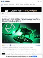 Hotlink Chose USDe for DeFi Yield Over Stablecoin USDC