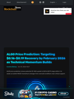 ALGO Price Prediction: Targeting $0.16-$0.19 Recovery by February 2026 as Technical Momentum Builds - Blockchain.News