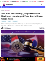 Do Kwon Sentencing: US Judge Probes South Korea Charges