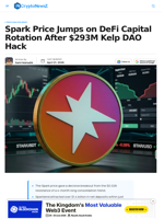 Spark Price Jumps as Aave Struggles Post Kelp DAO Exploit  