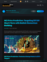 INJ Price Prediction: Targeting $17.59 Short-Term with Bullish Momentum Building - Blockchain.News