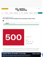 Iran's Strait of Hormuz pledge unmet, passage remains closed