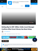 Betting Big On XRP: Billion-Dollar Asset Manager Confirms What Smart Money Has Been Doing | Bitcoinist.com