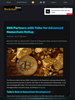 ENS Partners with Taiko for Advanced Namechain Rollup - Blockchain.News