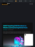 AAVE Targeting $125 Breakout as Whales Load Up During Retail Panic - Blockchain.News