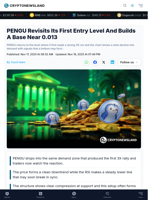 PENGU Revisits Its First Entry Level And Builds A Base 0.013