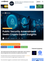 Public Security Amendment Seeks Crypto Expert Insights | Live Bitcoin News