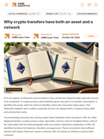 Why crypto transfers have both an asset and a network - AMBCrypto