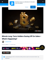 Bitcoin Long-Term Holders Easing Off On Sales—What’s Happening? | Bitcoinist.com