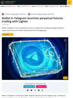 Telegram Wallet Adds Perpetual Futures Trading With Lighter
