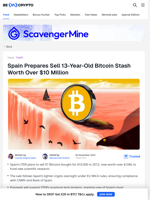 Spain Is Selling Its Bitcoin Stash After 13 Years – But Why?