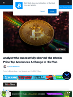 Analyst Who Successfully Shorted The Bitcoin Price Top Announces A Change In His Plan | Bitcoinist.com