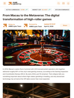 From Macau to the Metaverse: The digital transformation of high-roller games - AMBCrypto