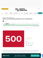 Meta to cut 8,000 jobs amid big tech cost-cutting efforts