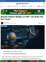 Bearish Pattern Weighs on XRP: Can Bulls Flip the Trend?