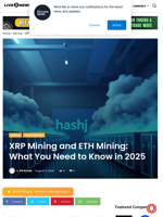 XRP Mining and ETH Mining: What You Need to Know in 2025 | Live Bitcoin News