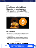 RocoMamas adopts Bitcoin Lightning payments at over 100 locations in South Africa