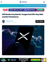 XRP Breaks Key Barrier, Surges Past 100-Day SMA And $2.7 Resistance