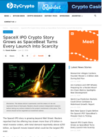 SpaceX IPO Crypto Story Grows as SpaceBeat Turns Every Launch Into Scarcity